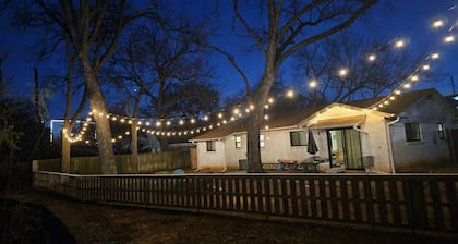 15-min Walk to Stadium w/ Huge Yard + Firepit