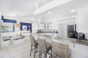 Interior - Waterfront home | Pool Table, Heated Pool & Dock (Marco Island)