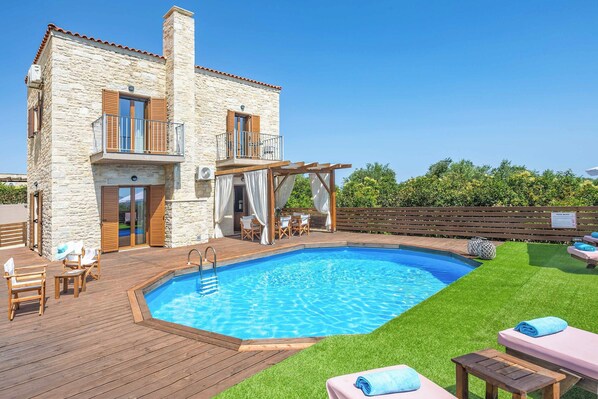 Pool - Villa Ourania Klio - Two Bedroom Villa, Sleeps 4 (Crete)