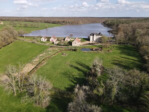 منظر من الجو على ارتفاع عالٍ