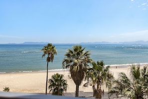 On the beach