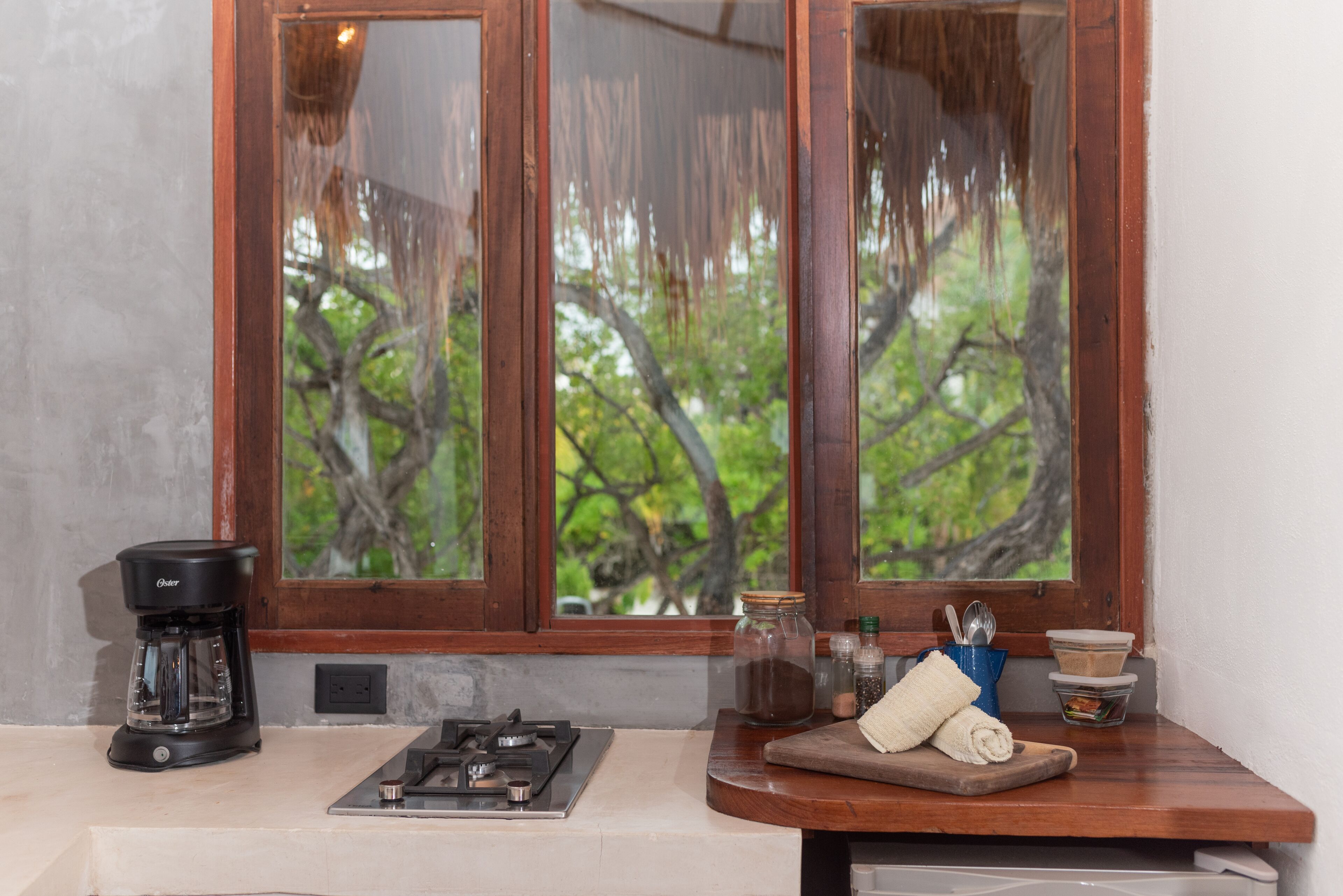 Bungalow, Beach View | Private kitchen | Mini-fridge, coffee/tea maker, blender, cookware/dishes/utensils