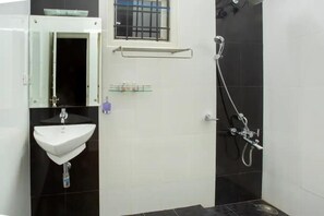 Towels, soap, shampoo