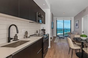 Fridge, microwave, oven, stovetop - Lux 2 BD Condo with Breathtaking Views #4511 (Miami)
