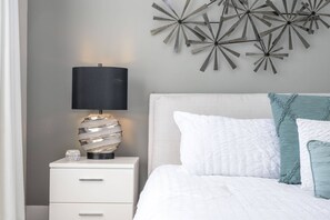 4 slaapkamers, een strijkplank/strijkijzer, wifi, beddengoed