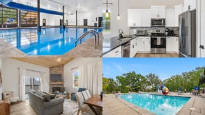 Fridge, microwave, oven, stovetop - Overlook Nook (Branson)