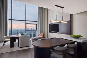 65-inch flat-screen TV with digital channels, offices