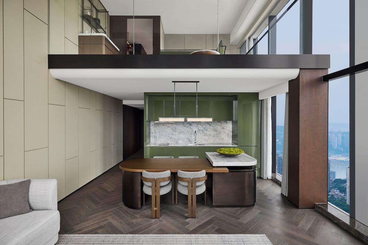 Suite Deluxe, 1 très grand lit (Loft, Sky View) | Literie de qualité supérieure, couette en duvet d'oie, minibar