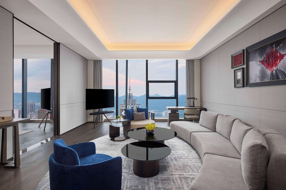 65-inch flat-screen TV with digital channels, offices