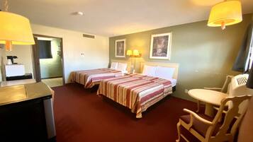 Room, 2 Queen Beds, Non Smoking | 1 bedroom, premium bedding, minibar, desk