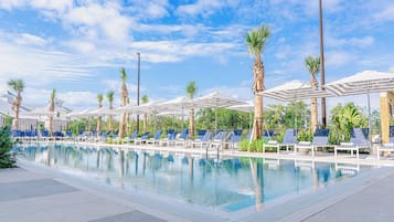2 outdoor pools, cabanas (surcharge), pool umbrellas