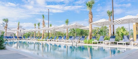 2 outdoor pools, pool cabanas (surcharge), pool umbrellas