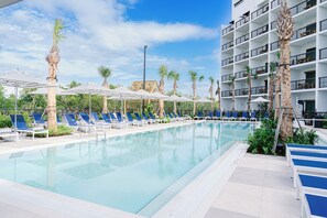 2 outdoor pools, pool cabanas (surcharge), pool umbrellas
