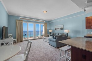 Condo, 1 King Bed with Sofa bed (Laketown Wharf 2013) | Living area | TV - Laketown Wharf 2013 (Panama City Beach)