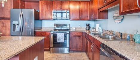 Apartment, 1 King-Bett und Schlafsofa (Laketown Wharf 1403) | Eigene Küche