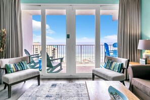 Condo, Multiple Beds (Laketown Wharf 1326) | Living area | TV
