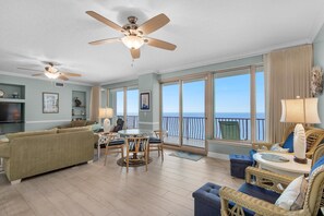 Condo, Multiple Beds (Hidden Dunes 1501) | Living area | TV - Hidden Dunes 1501 (Panama City Beach)