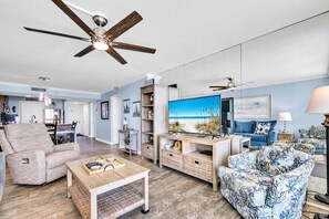 Condo, Multiple Beds (Dunes of Panama 2002E) | Living area
