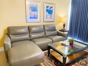 Condo, Multiple Beds (Boardwalk 805) | Living area | TV - Boardwalk 805 (Panama City Beach)