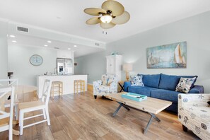 Condo, Multiple Beds (Sterling Reef 102) | Living area - Sterling Reef 102 (Panama City Beach)