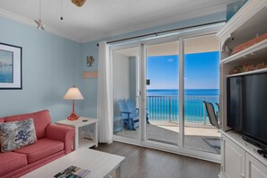 Condo, Multiple Beds (Twin Palms 1201) | Living area | TV - Twin Palms 1201 (Panama City Beach)