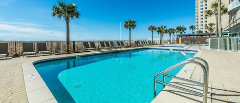 Condo, Multiple Beds (Ocean Villa Penthouse #2302) | Pool | Indoor pool, outdoor pool