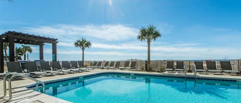 Appart'hôtel, plusieurs lits (Ocean Villa 1406) | Piscine