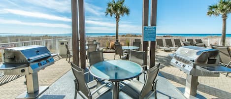 Leilighet, flere senger (Ocean Villa 1406) | Utendørsservering