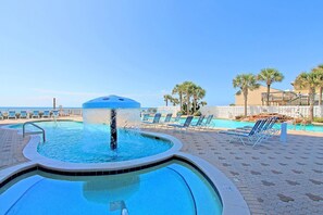 Condo, 1 King Bed with Sofa bed (Majestic Beach Towers 2-2003) | Pool | Indoor pool, outdoor pool