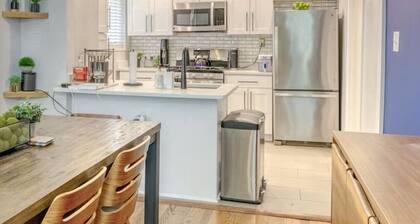 A modern 10-guest bungalow with two parking spots in northeast DC