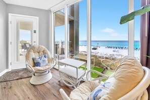 Condo, Multiple Beds (Long Beach Resort 2-201) | Living area | TV