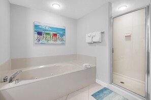 Condo, Multiple Beds (Grandview East 304) | Bathroom | Towels, soap, toilet paper