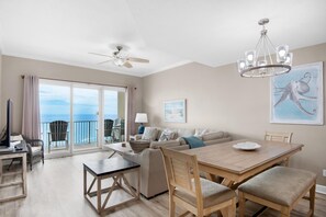 Condo, Multiple Beds (Grandview East 1602) | Living area | TV - Grandview East 1602 (Panama City Beach)