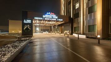 Front of property - evening/night