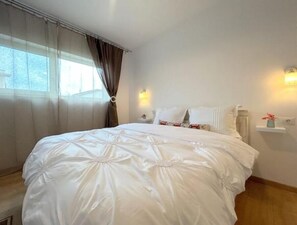 1 chambre, bureau, fer et planche à repasser, Wi-Fi gratuit