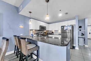 Condo, Multiple Beds (Grand Panama 2-705) | Private kitchen | Oven, toaster