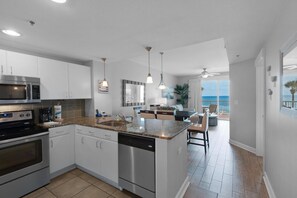 Condo, Multiple Beds (Grand Panama 1-305) | Private kitchen | Oven, toaster - Grand Panama 1-305 (Panama City Beach)
