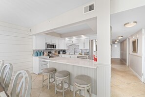Condo, Multiple Beds (SeaSpray West 304- Gulf Front) | Private kitchen - Seaspray West 304- Gulf Front (Pensacola)