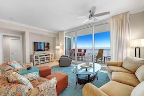 Condo, Multiple Beds (Indigo West 804) | Living area | TV - Indigo West 804 (Pensacola)