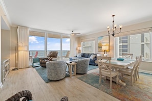 Condo, Multiple Beds (Indigo West 804) | Living area | TV - Indigo West 804 (Pensacola)