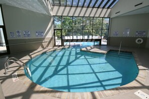 Indoor pool, outdoor pool
