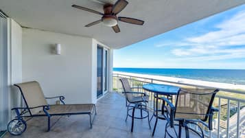 Condo, Multiple Beds (SeaSpray East 323- Gulf Front) | Outdoor dining