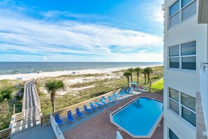Lejlighed - flere senge (SeaSpray East 323- Gulf Front) | Pool