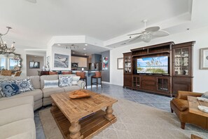 Condo, Multiple Beds (La Playa 1103) | Living area | TV - La Playa 1103 (Pensacola)