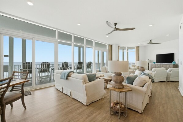 Condo, Multiple Beds (Vista Del Mar 305) | Living area | TV