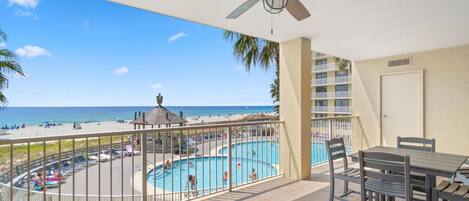 Appart'hôtel, plusieurs lits (Summer House 203A) | Restauration extérieure