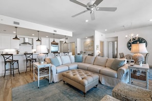 Condo, Multiple Beds (Vista Del Mar 303) | Living area | TV - Vista Del Mar 303 (Pensacola)