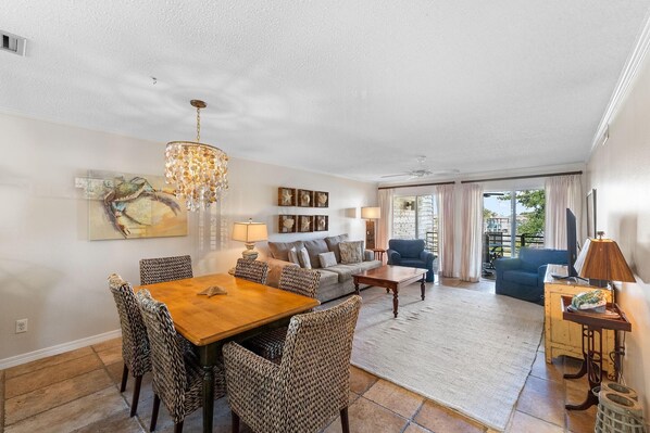Condo, Multiple Beds (Needle Rush Point F12) | Living area - Needle Rush Point F12 (Pensacola)
