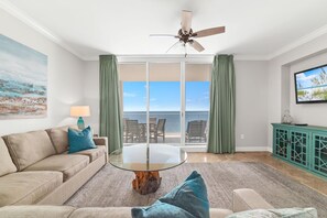 Condo, Multiple Beds (Indigo West 1403) | Living area | TV - Indigo West 1403 (Pensacola)