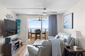 Condo, Multiple Beds (Perdido Sun 808) | Living area | TV - Perdido Sun 808 (Pensacola)